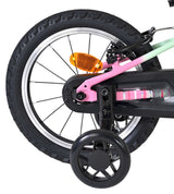 Volare milano kinderfiets - meisjes - 14 inch - mintgroen - twee handremmen