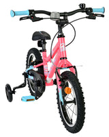 Volare milano kinderfiets - meisjes - 14 inch - roze - twee handremmen