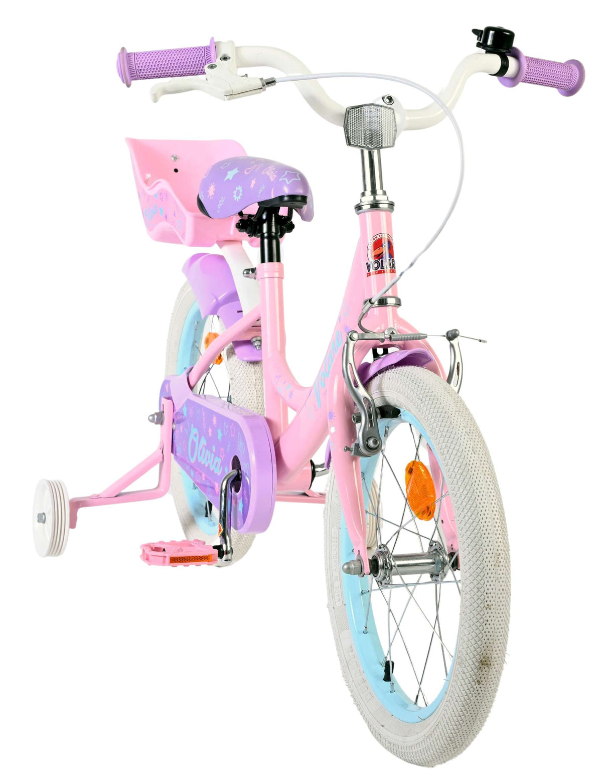 Volare olivia kinderfiets - meisjes - 16 inch - roze