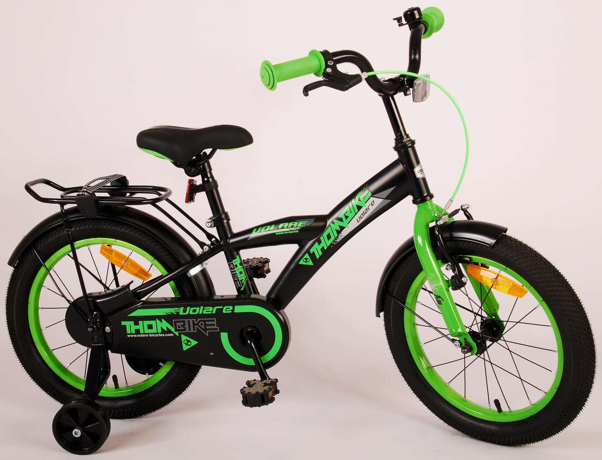 Volare Thombike Kinderrad Jungen 16 Zoll schwarzgrün