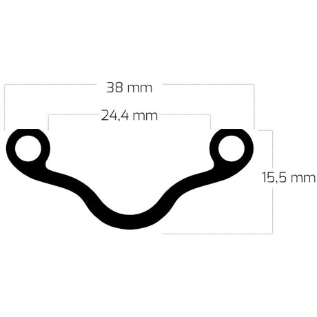 Rigida Rim 28 Zoll 36g Aluminium 13g schwaarz