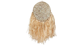 Raffia wall decor 35x80cm