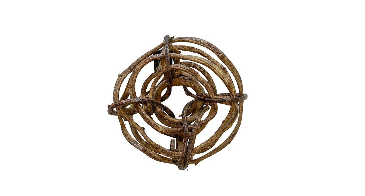 Vine wreath open 20cm natural