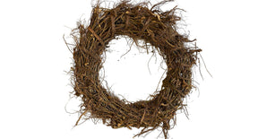 Root wreath d59 h17cm natural