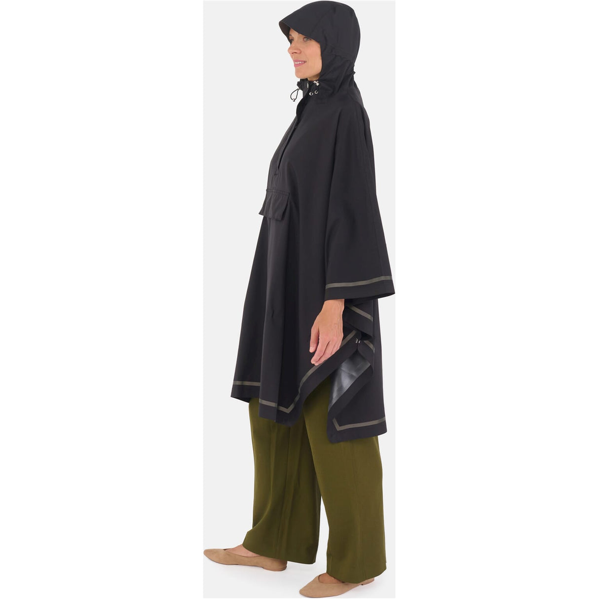 Weathergoods Schweds Weathergoods Schweden Poncho Imbris Black S M.