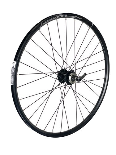 Rodi voorwiel 26x1.75 zwart schijfrem 6-gaats blackrock23