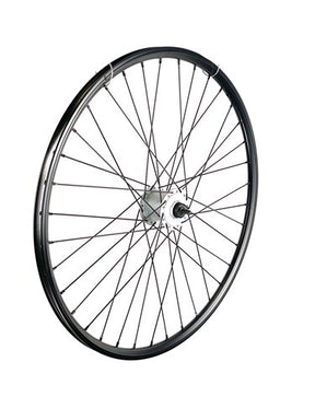 Shimano voorwiel 28 inch 622 zwart zwarte spaak naafdynamo