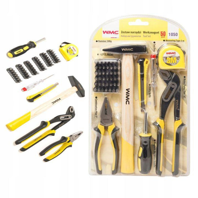 Gereedschap set van joint.- klemmen 50el. wmc