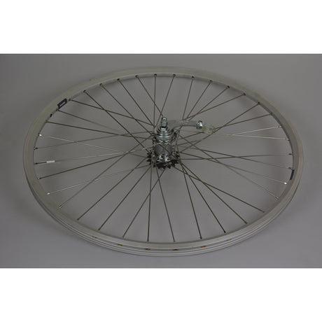Roland achterwiel 28 19-622 zac 2000 zilver 36 spaak inox remnaaf