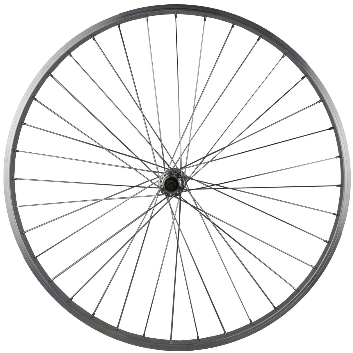 Roland front wheel 28 Fixed axis rim alu silver eco