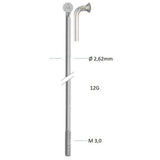 Alpina spaken 12-230 (2,6) zink zilver (p144)