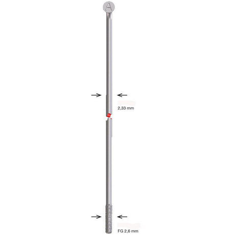 Alpina spaak zink 13-152 zonder nippel zilver (144st)