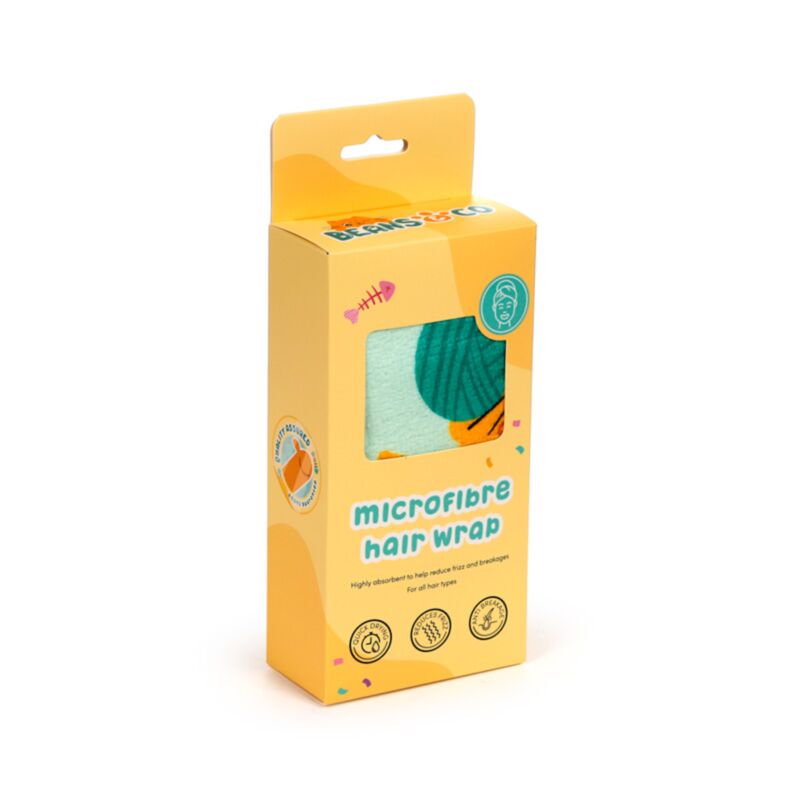 Beans co katten microvezel haarwikkelhanddoek
