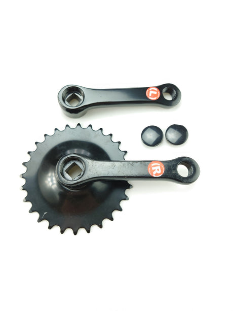 Imp crankstel ort 28t zwart