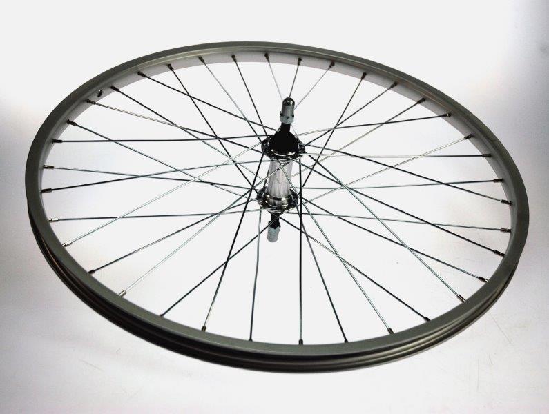 Bikefun Front Roue 24x1.75 Alu Silver Blank