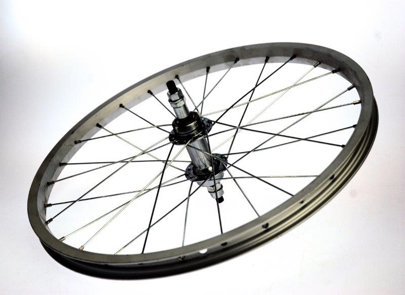 Bakhjul 28 Freewheel Fixed White