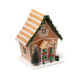 Gemberbrood kerstmis huis led decoratie