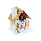 Winter wonderland kerstmis krans huis led decoratie
