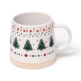 Kerstboom stoneware mok