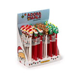 Kerstmis adoramals fijnschrijver pen - zwart