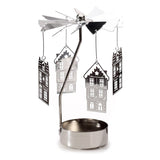 Kerstmis baker street draaiende waxinelichthouder caroussel