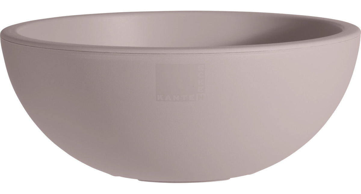 Plantschaal ek dia 40xh16cm taupe