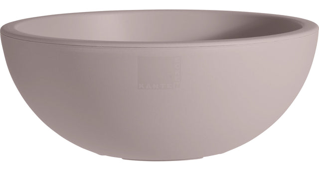 Plantschaal ek dia 40xh16cm taupe