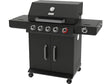 Yato gastro grill yao gas 5+1 19kw zwart