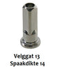 Alpina spaakverloopnippel 14 velggat 13