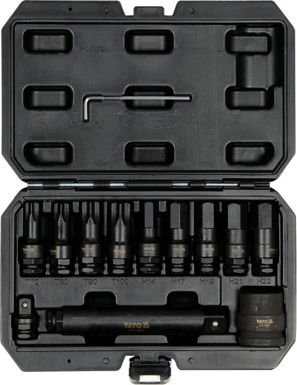 Yato torx-sleutel hex-streek 12cz. 10655