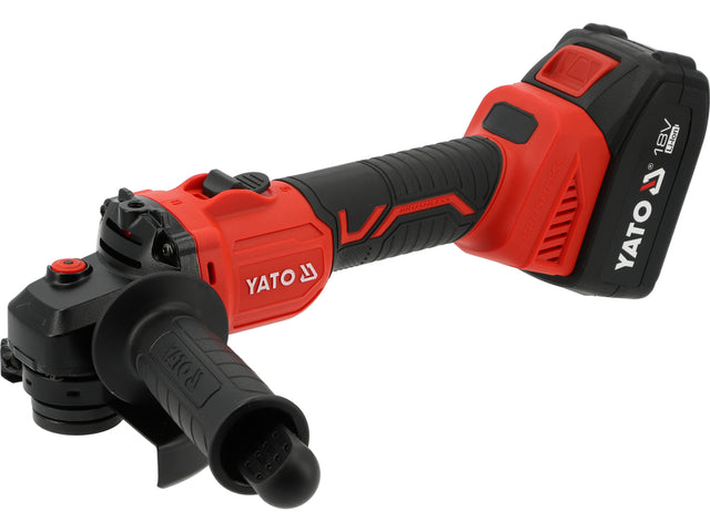 Yato hoekvermaler 18v 125mm 2x4,0ah