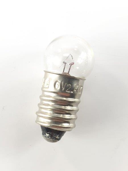 Bosma lamp 6v 2,4w e10 draad per stuk