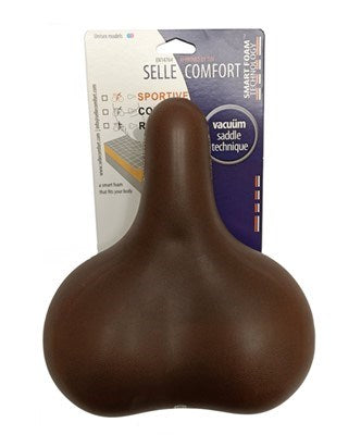 Selle Comfort Comfort Saddle Catana Brown Memory Pena