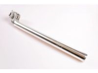 zadelpen vast 27.2 x 350 mm aluminium zilver