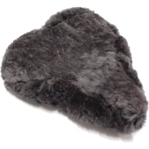 Saddle cover Sheepskin gray 28 cm