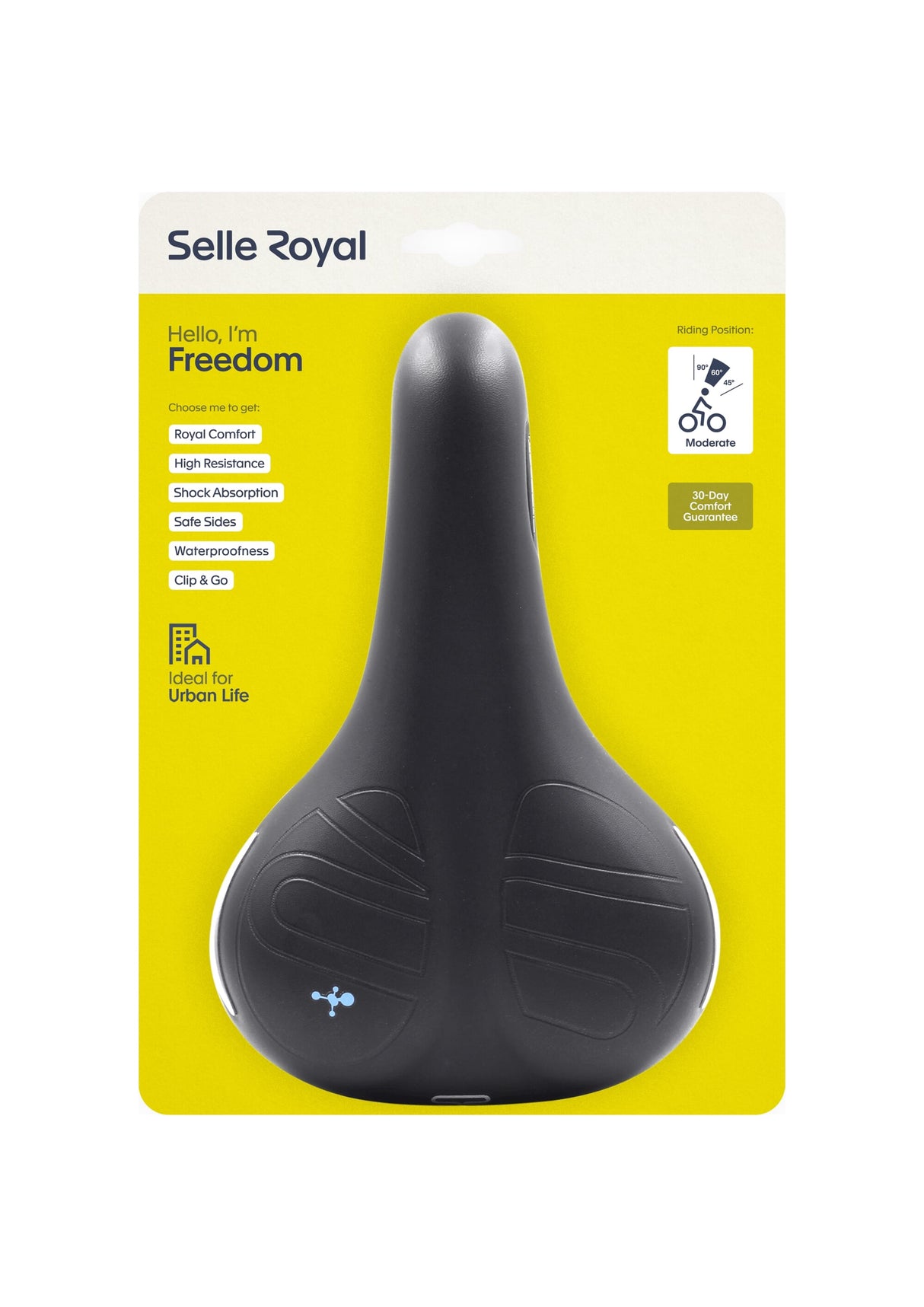 Selle Royal Saddle Premium Freedom Stricttex Ladies Black