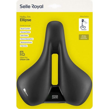 Selle royal s.p.a. zadel selle royal ellipse relaxed zwart