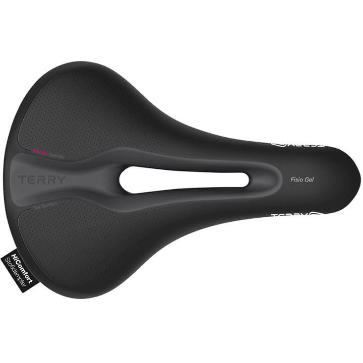 Terry Saddle Fisio Flex Max Gel Ladies Black