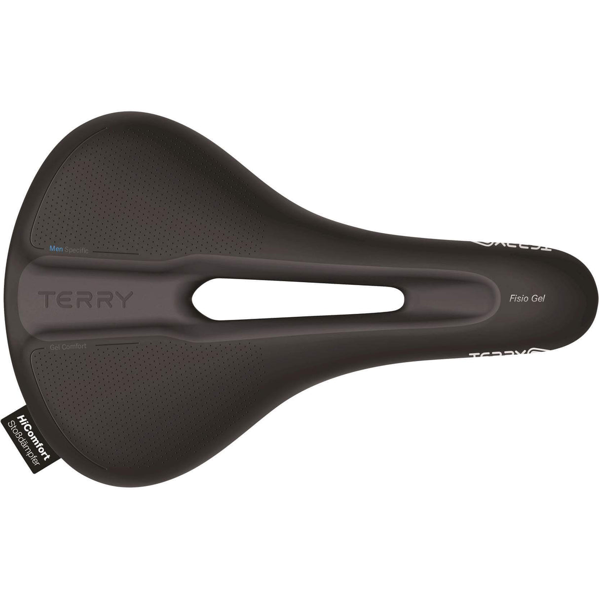 Terry Saddle Fisio Flex Gel Men Black