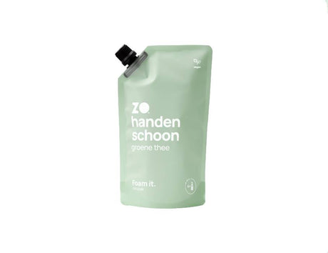 Zo schoon navulzak - handen schoon