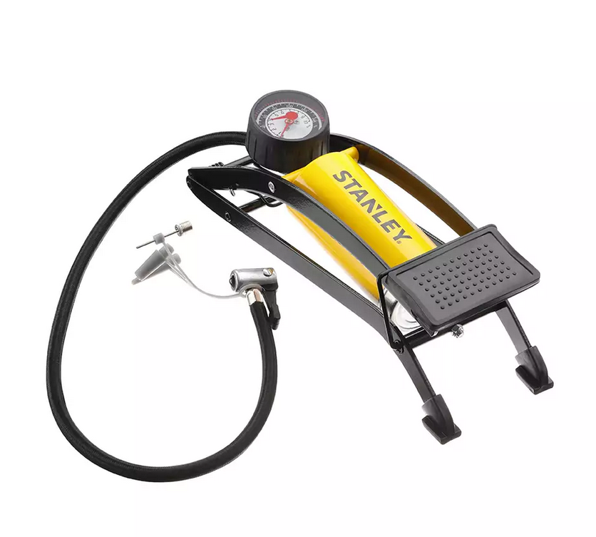Stanley pompvoet met manometer