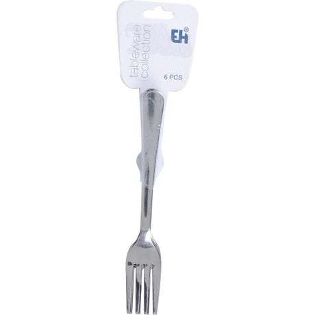 Excellent houseware gebaksvorkjes rvs set a 6 stuks 14cm