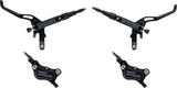 Trickstuff maxima black front+rear disc brake set