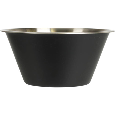 Excellent houseware schaal rvs 1950ml zwart