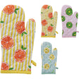 Home styling ovenhandschoen 32x16cm 3 assorti