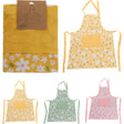 Home styling schort bloemen 84x60cm 3 assorti
