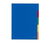 Kangaro tabblad a4 venster pp 120 micron assorti 23-gaats 5-delig