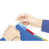 Kangaro tabblad a4 venster pp 120 micron assorti 23-gaats 5-delig