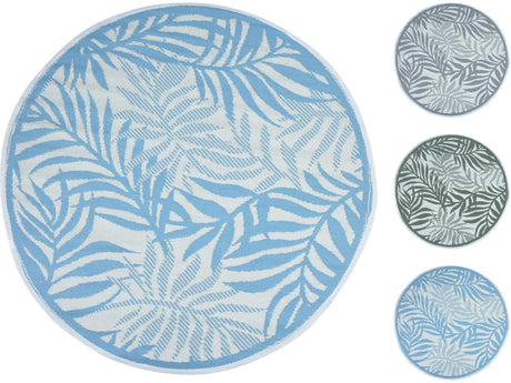 Home styling vloerkleed campingmat voor buiten rond