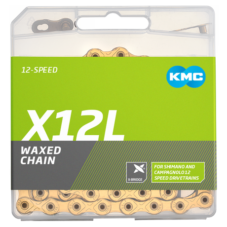 Kmc x12l tin gold chain 12 compartments 126gl wax